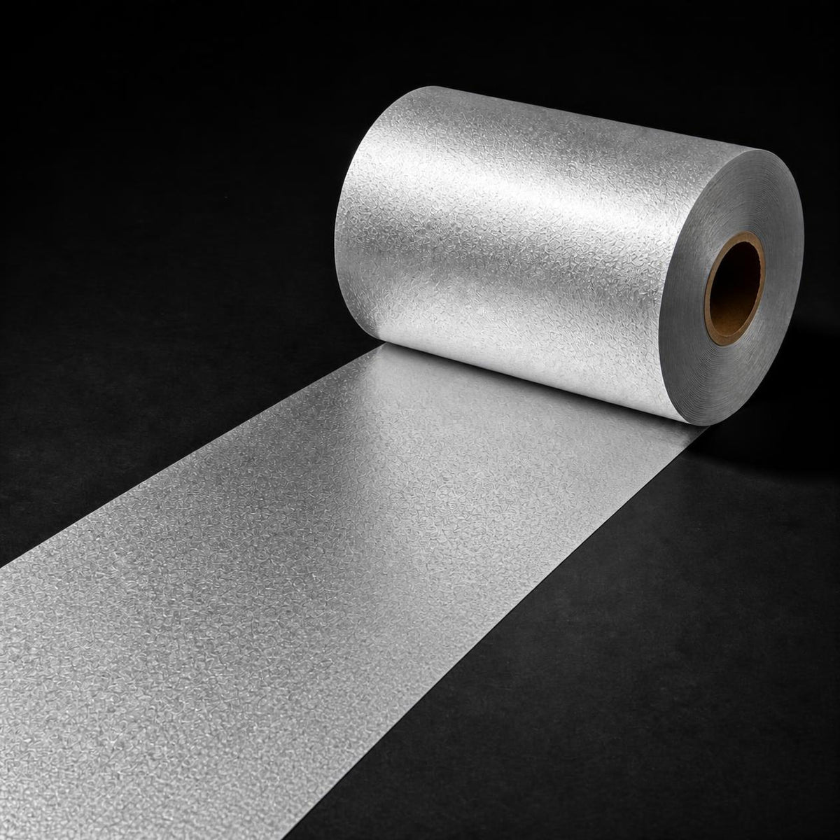 Nordfoil Professional Hair Foil – Arctic Silver Embossed, 127mm × 100m, 13 Micron, Pro Pack 12 Rolls